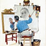 the-norman-rockwell-triple-self-portrait-1960